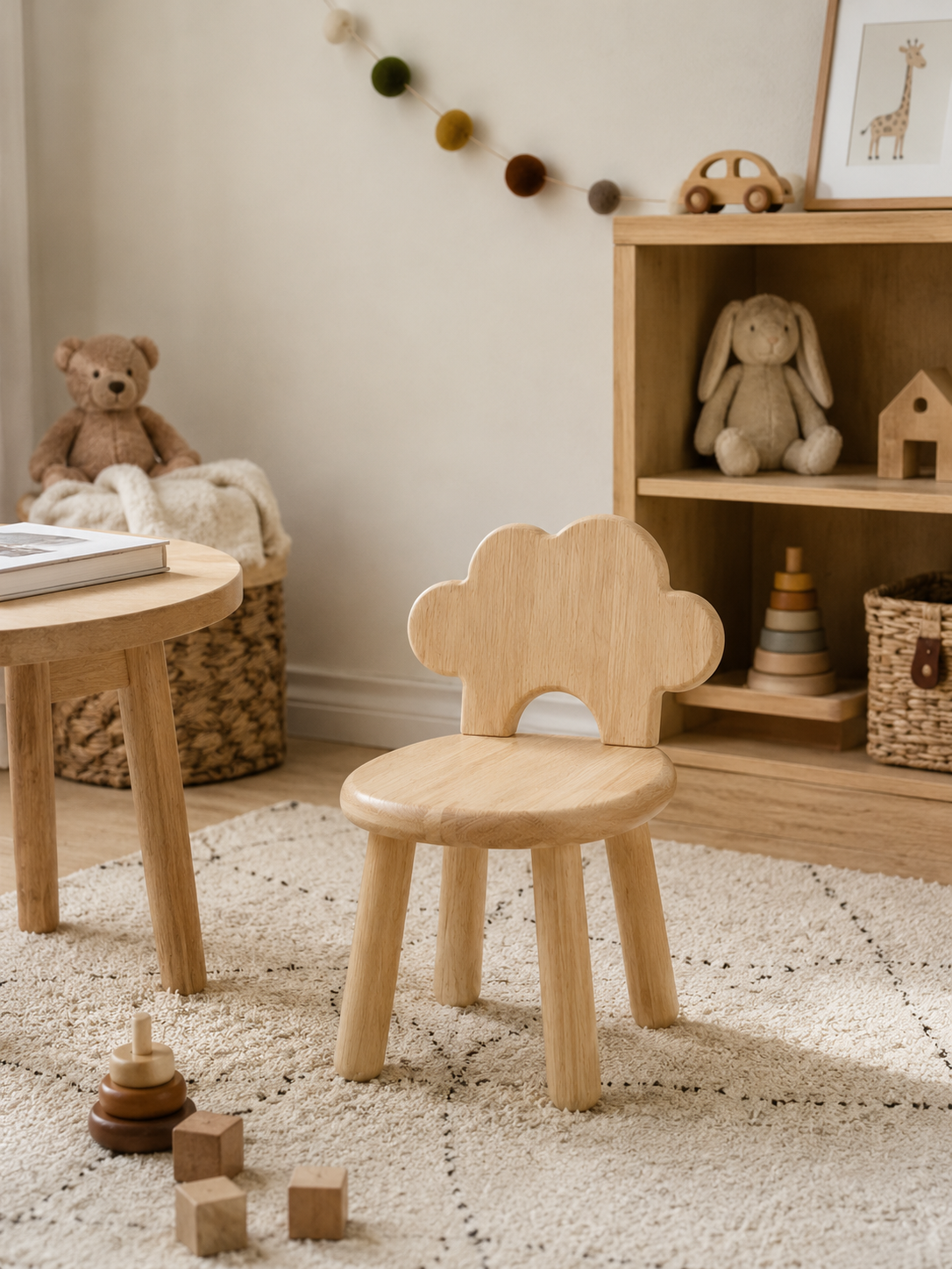 Norvia Kinderstuhl Wolke – Massivholz