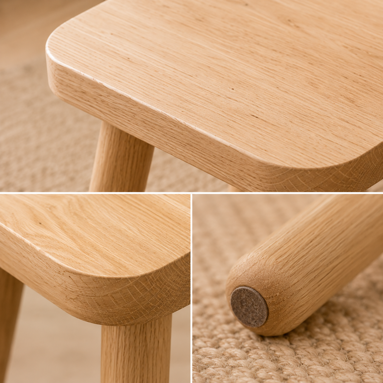 Norvia Holzhocker – Quadratisch