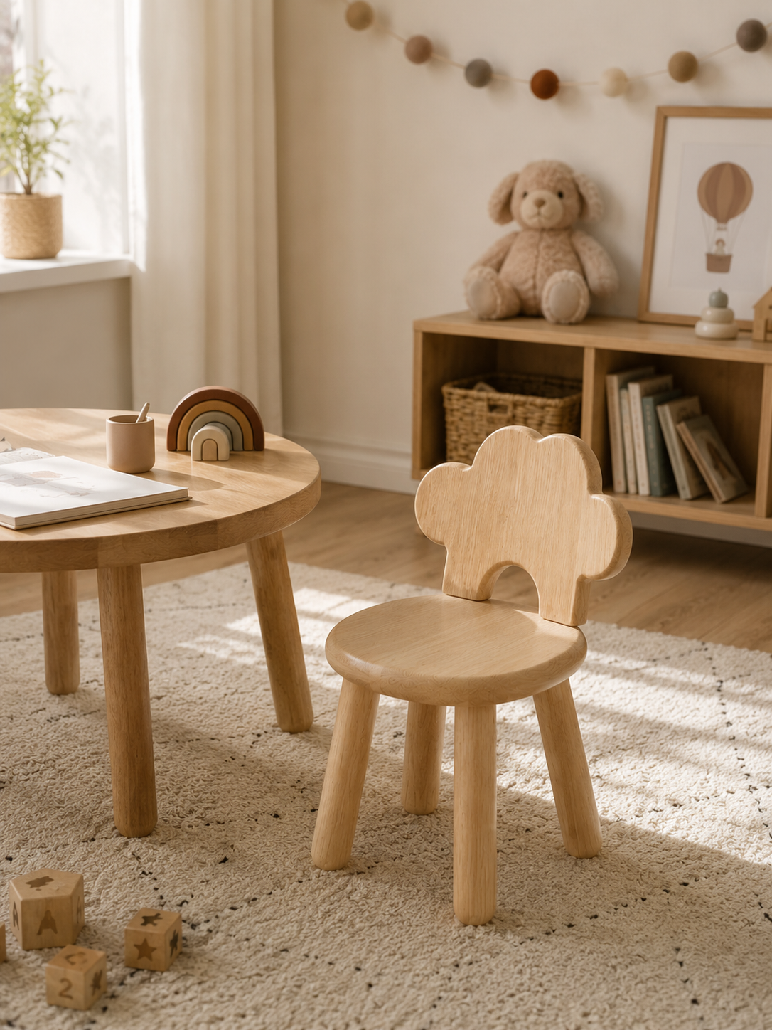 Norvia Kinderstuhl Wolke – Massivholz