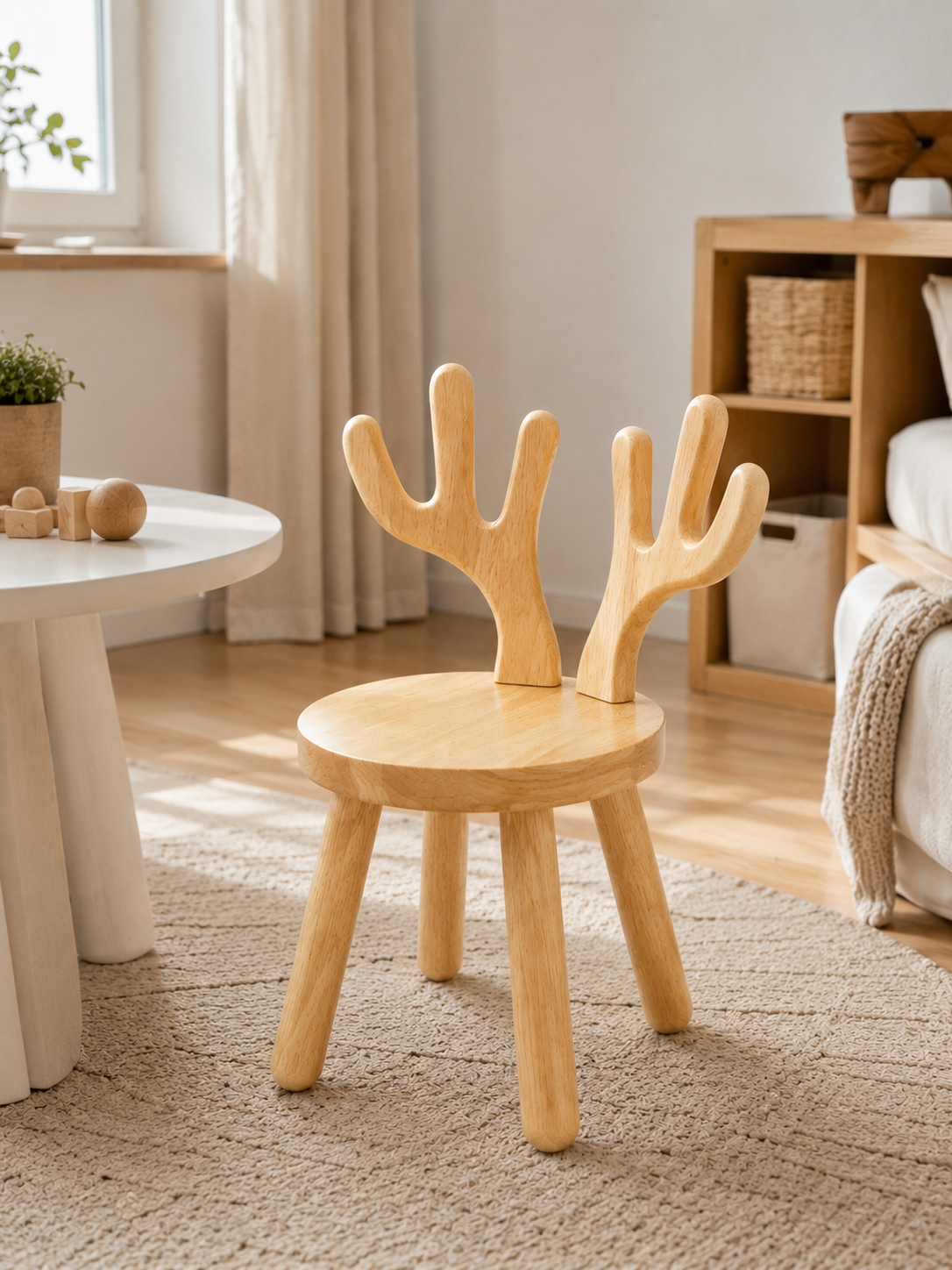 Norvia Kinderstuhl Hirsch – Massivholz