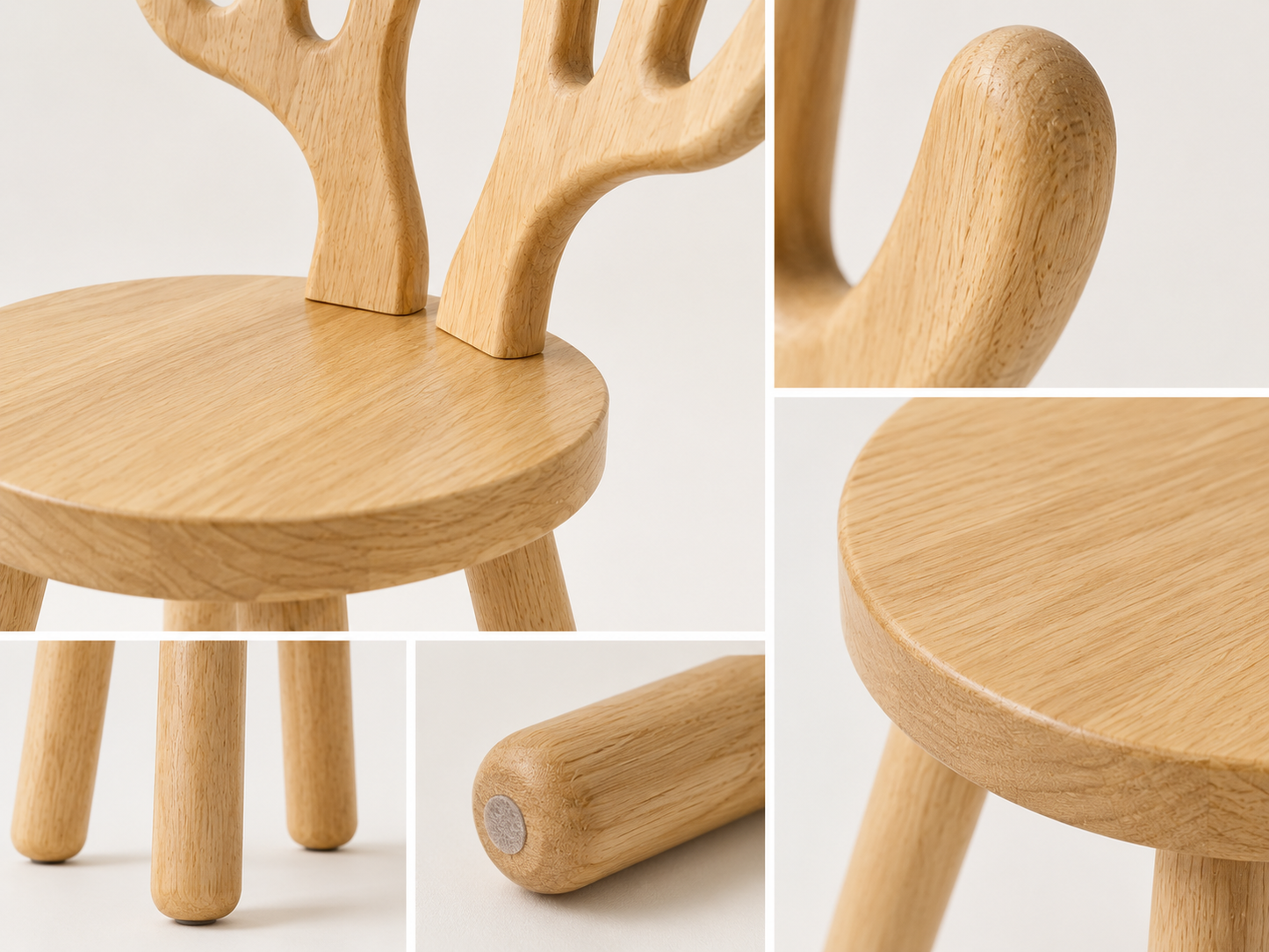Norvia Kinderstuhl Hirsch – Massivholz